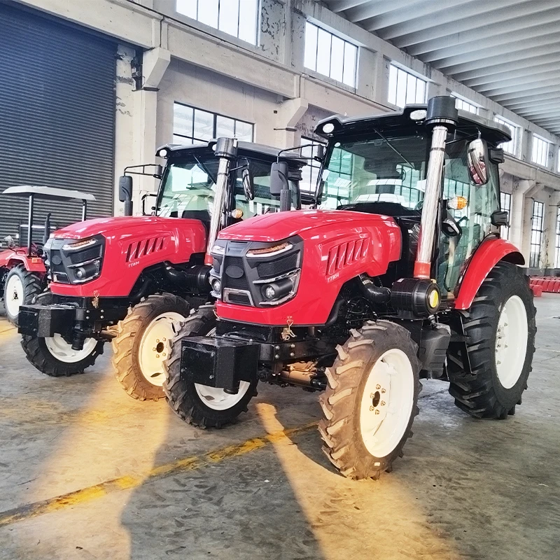 High Quality 4x4 Mini 50hp Tractor for Sale Chinese Small Farm Tractors Agriculture Excavating Tractor view 6