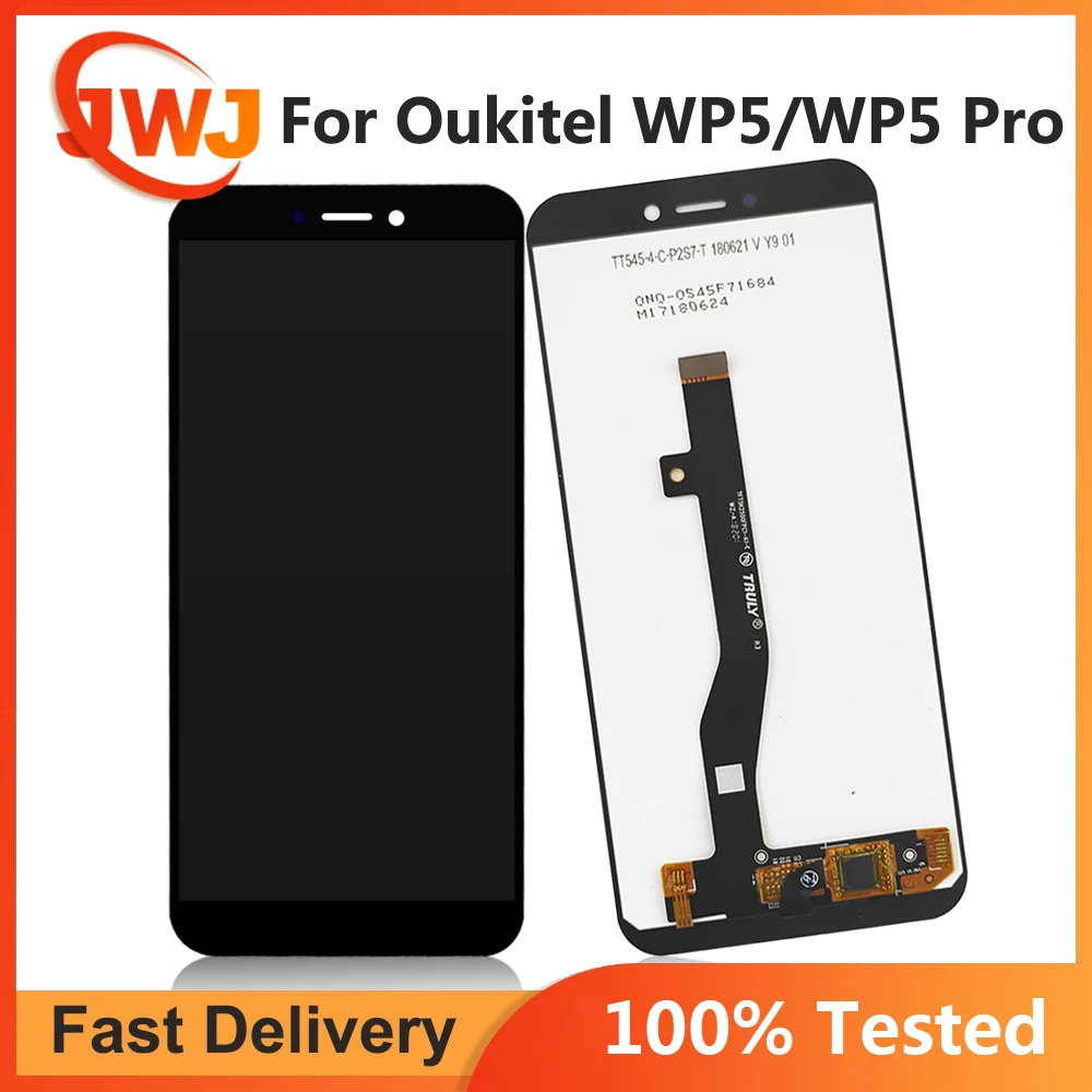 

100% Tested OK Oukitel WP5 LCD Display and Touch Screen Digitizer Assembly Replacement +Tools 5.5 inch For WP5 Pro NEW Phone LCD