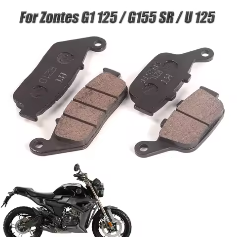 Motorcycle Front Brake Pads Rear Pad Disc Brake Pads For Zontes G1 125 / G155 SR / U 125 / U1 125 / U1 155 / Z2 KD150-G1-G2