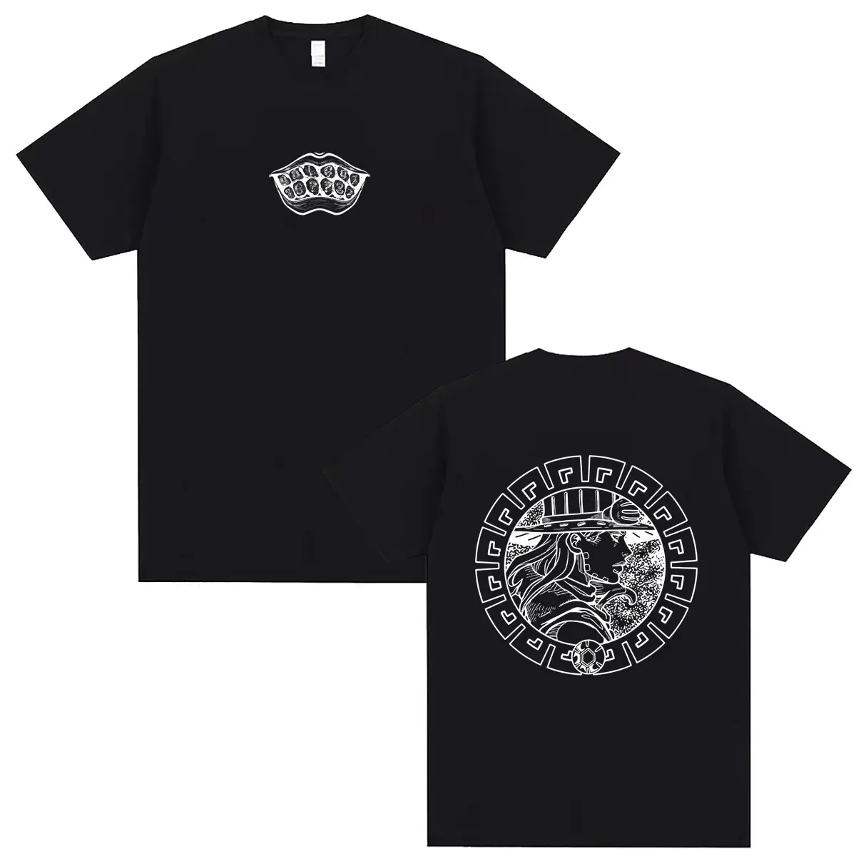 Anime Jojo Bizarre Adventure Steel Ball Run T-shirt Manga Gyro Zeppeli T Shirts Men Women Fashion Casual Soft Cotton Tshirt Tops