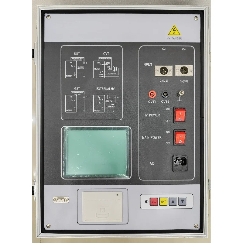 VLUUKE 10kV Output Automatic Tan Delta Tester for 110kV+ Transformer Dielectric Loss Tgδ Meter with CVT Ratio Test‌ing Function