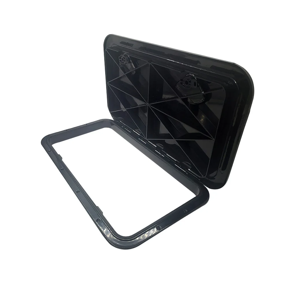 353 * 606 Marine Hatch Cover UV Resistant Yacht Inspection Cover, Double Handle Square Deck Cover Marine Hatch Cover