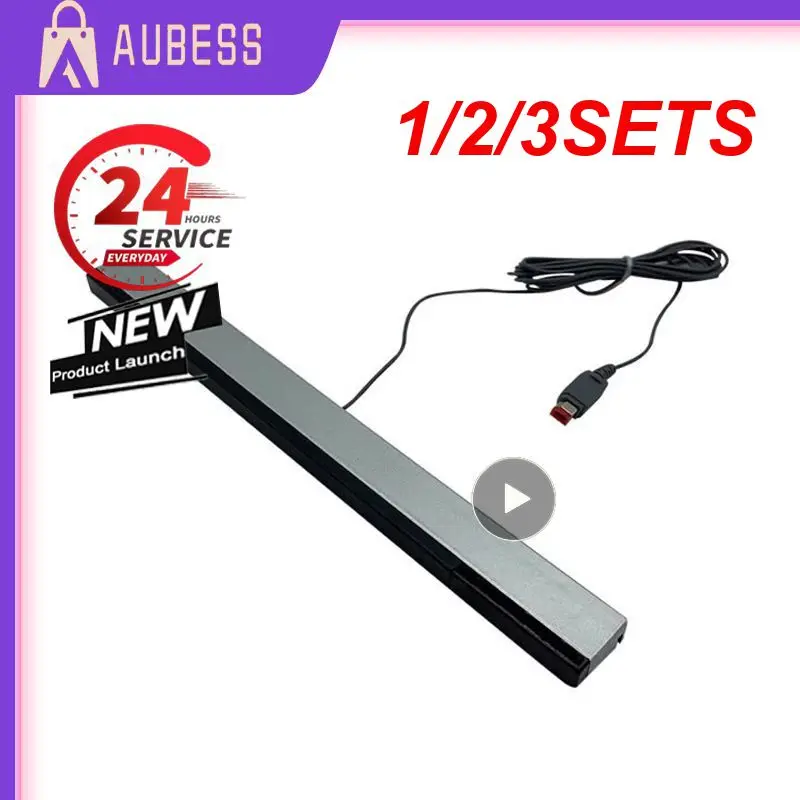 1/2/3 مجموعات 20 سنتيمتر الاستشعار بار ل وي استبدال السلكية الأشعة تحت الحمراء الاستشعار بار لوحدة التحكم وي/وي U مع 2 متر تمديد
