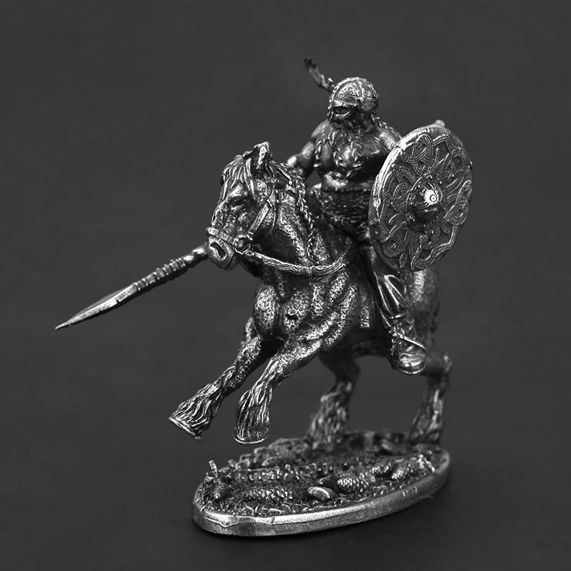 Modèle de soldat du Corps de cavalerie, figurines d'action militaires en métal, intérieur de voiture de bureau, accessoires d'ornement miniatures, pièce de jeu de société