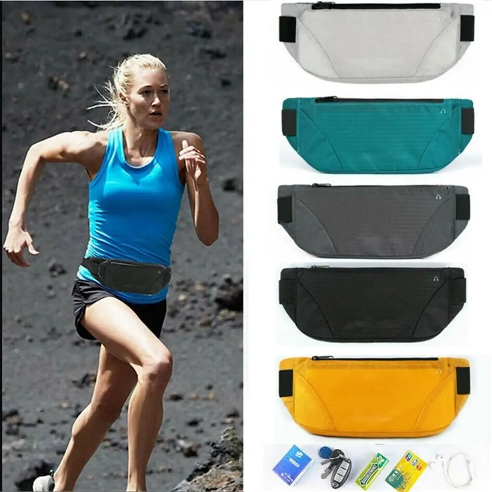 

Three-section Running Waist Bags Breathable Waterproof Marathon Running Bag Case Multi-function Sports Phone Bag Outdoor Riding