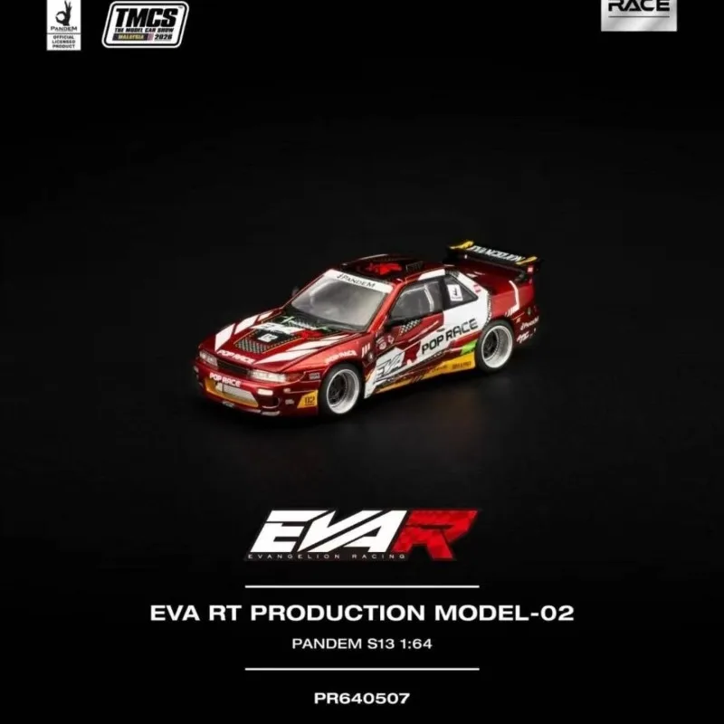 In stock 1:64 Super G GR86 EVA No.2 machine alloy simulation vehicle model, boy toy gift, room collection statue
