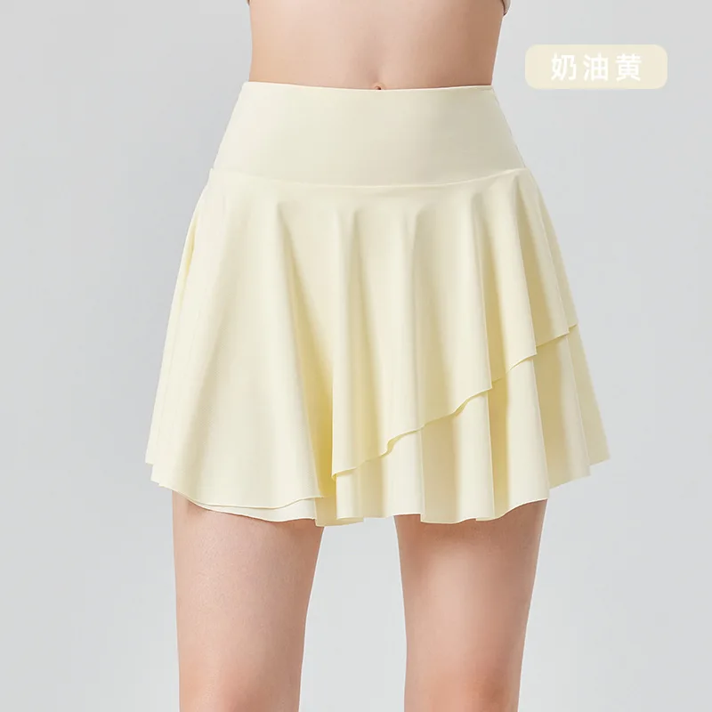 Newgolf Skirt Women's Quick-drying Ice-feeling Breathable Sports Skirt High-waisted Tennis Ball Pleated Short Skirt Yoga Clothes