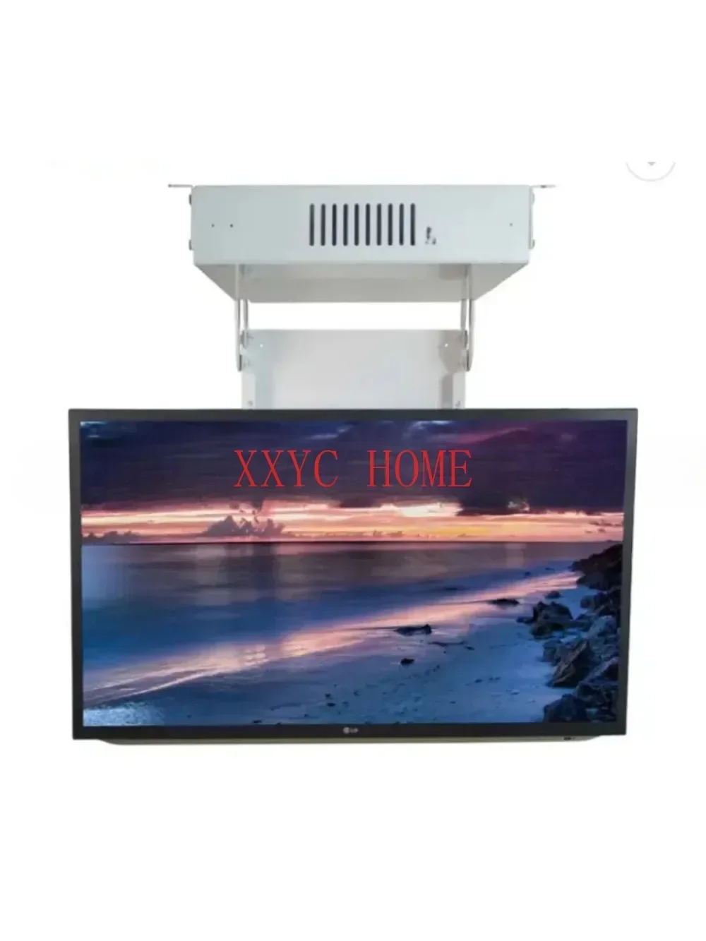 Hidden Into Ceiling Type Motorized TV Lift System 32~75 Inch Plasma TV Vertical 90 Degree