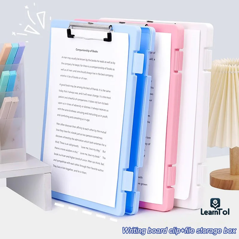 File Folder Desktop Test Paper Organizer Collect Book Card Holder A4 Documents Folder Office Stationery Document Organizer