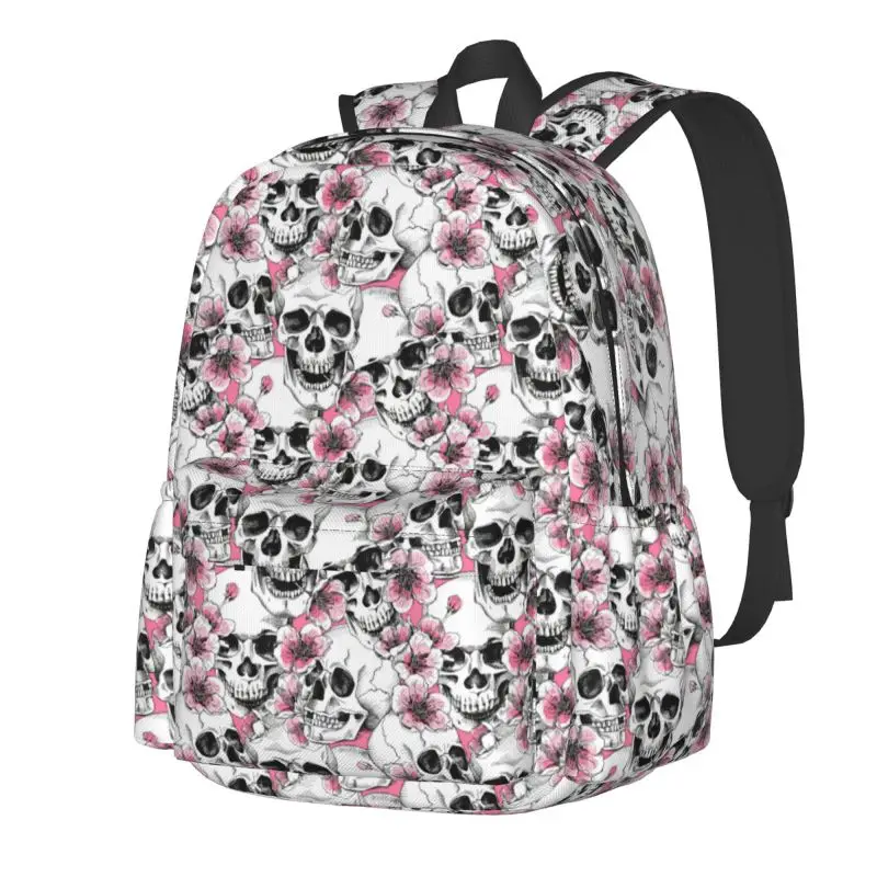 

Flower Skull Student Boys and Girls Backpacks School backpacks are suitable for students on vacation and travel backpacks