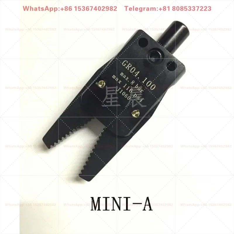 Robotic Mini Pneumatic Spigot Clamp GR04.100 J1060 Single Action Air Clamp Industrial Mechanical Arm Holding Fixture Parts