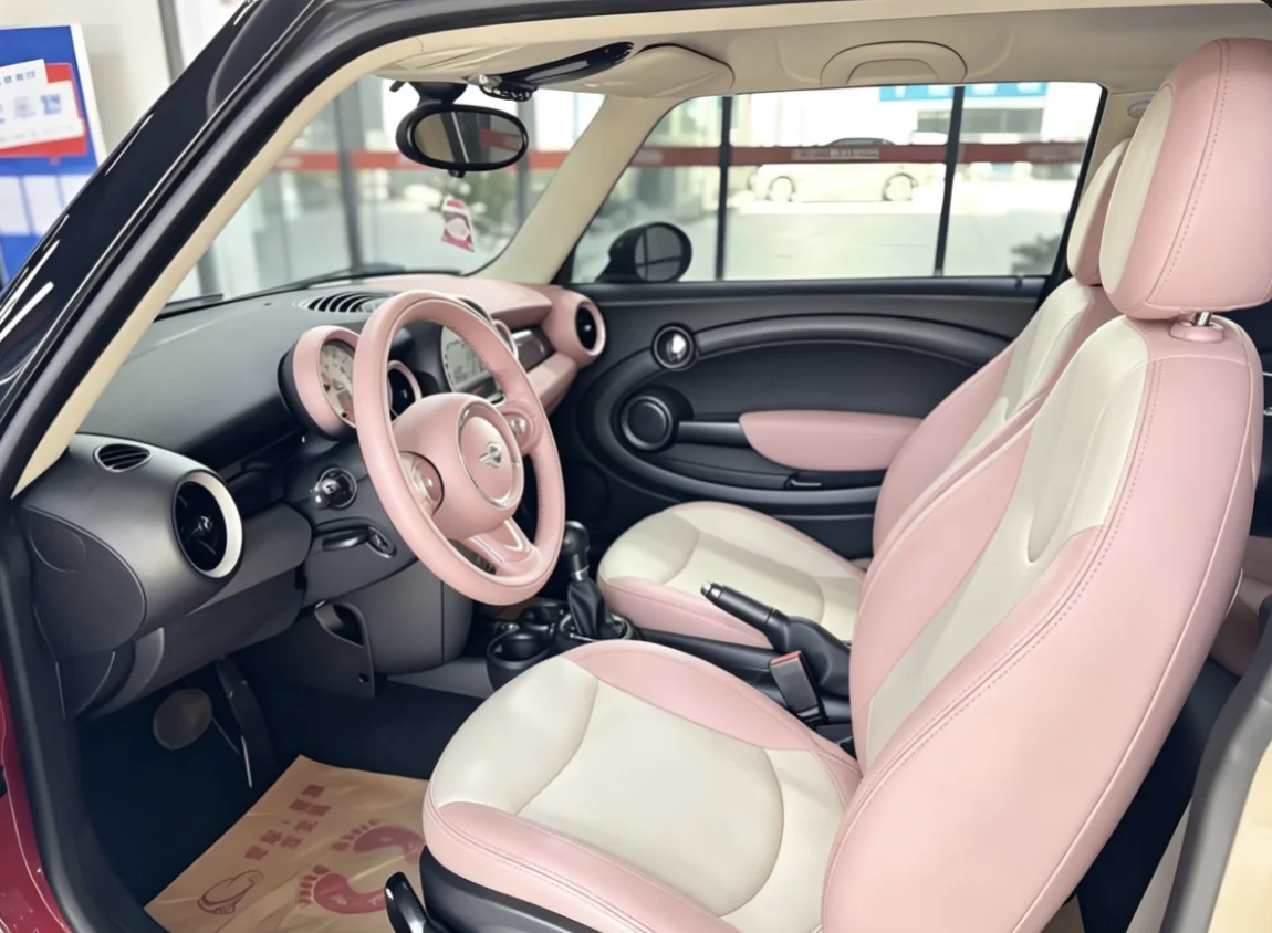 Für Mini One R56 Maßgefertigte Autositzbezüge Luxuriöses Nappaleder 100% Passgenau Innenausstattung Zubehör 360 ° Vollständige Abdeckung – Detail 7