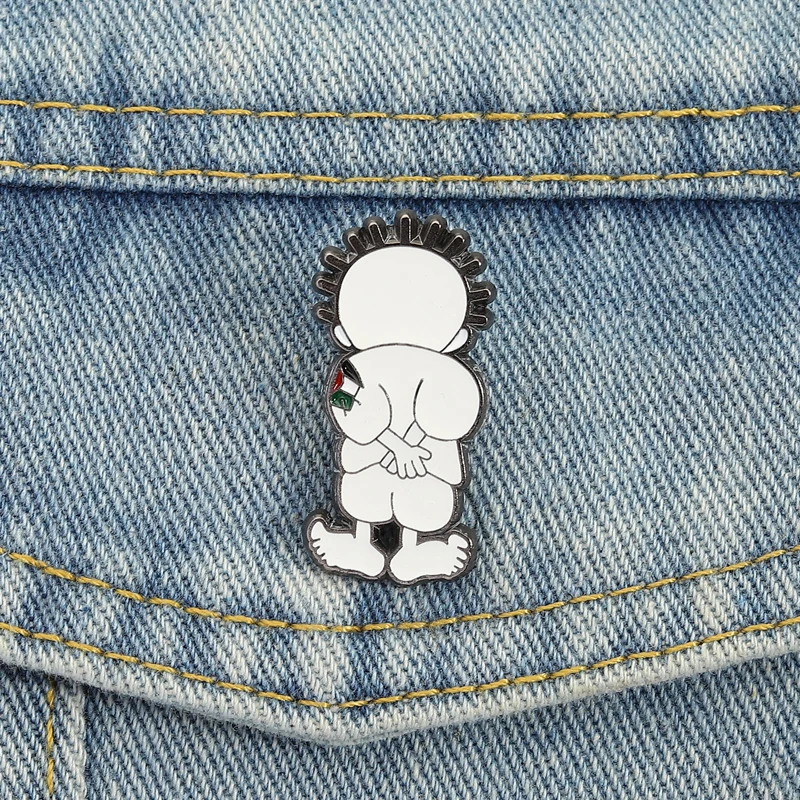 Alfileres esmaltados de la libertad de la paz mundial, broches personalizados para niño, insignias de solapa, joyería Vintage sin dibujos animados, regalo para amigos