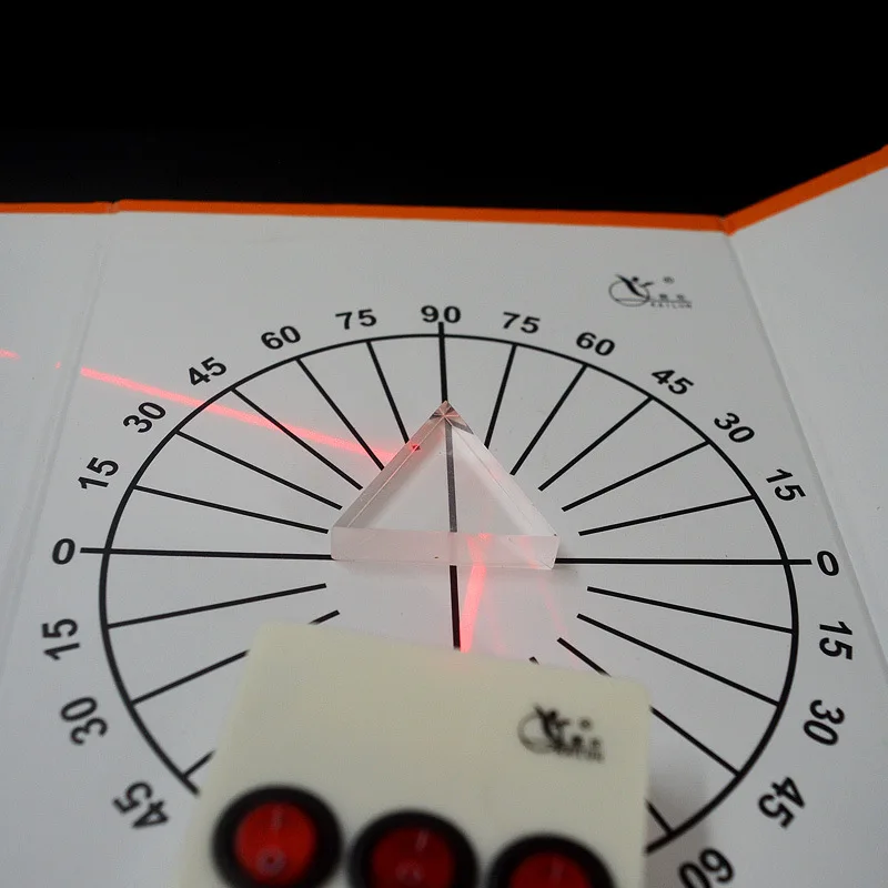 Laboratory Equipment for Experiments, Concave, Convex Lens, Prism, Physical Optical Kit