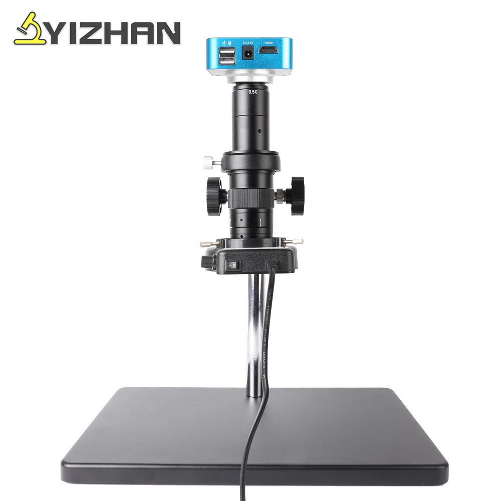 YIZHAN Digital Microscope Handheld VGA HDMI USB HD Inspection Camera 1-180x Magnification Upgrade Bracket For Motherboard Repair