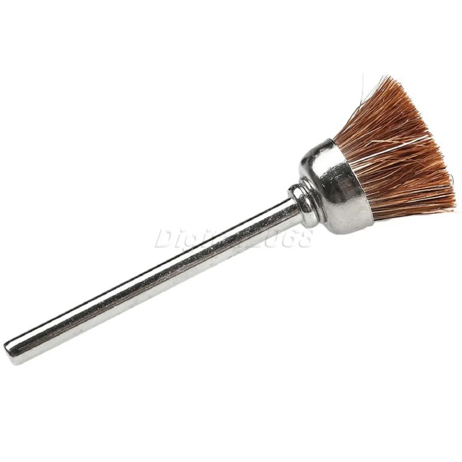 5Pcs 3mm Brown Soft Nylon Polishing Cup Brush Wheels Buffing Polisher for Dremel Rotary Tool Accessories