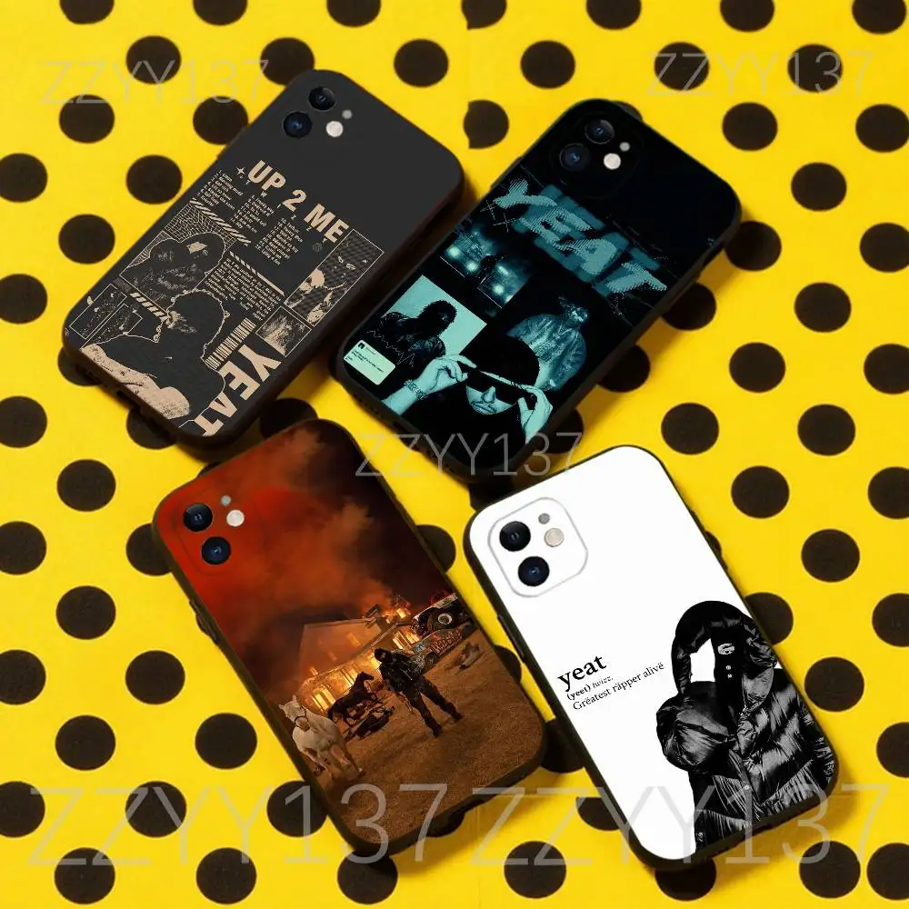 

Y-Yeat Rapper Dangerous Summer Phone Case For iPhone 17,16,15,14,13,12,11,Pro,Max,Plus,Air,X,XS,XR,SE,8,7,Mini,Soft Black Funda