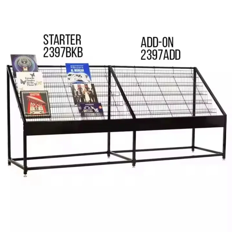 

Hooqu Multi-Functional Storage Rack For Books, Records, CDs & DVDs