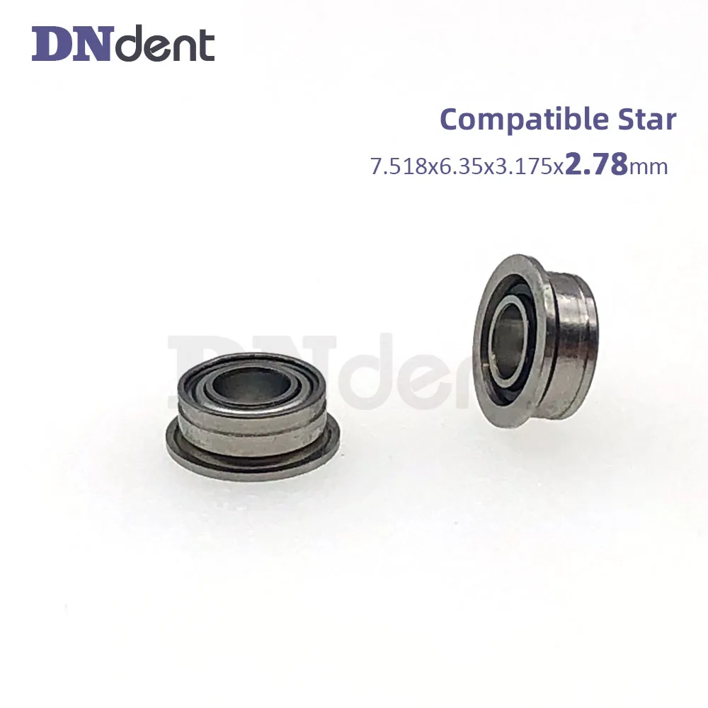 

10pcs high speed Star 430 handpiece dental Ceramic balls bearings Integral shield 7.518x6.35x3.175x2.78mm