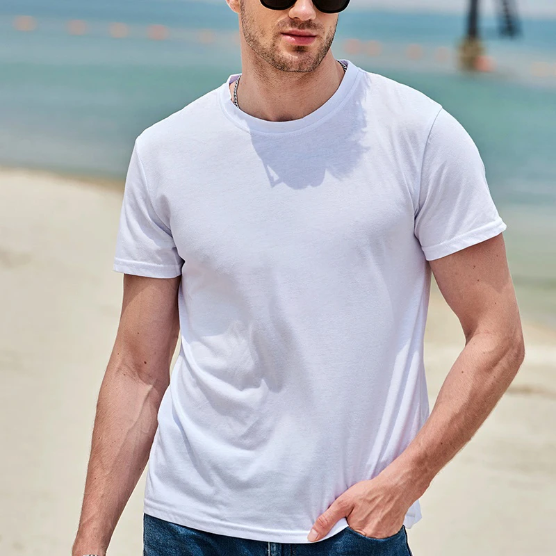 Men's T-Shirt Solid Color Short-Sleeved Summer Comfortable Casual For Men Women T-Shirt Black White Gray Unisex