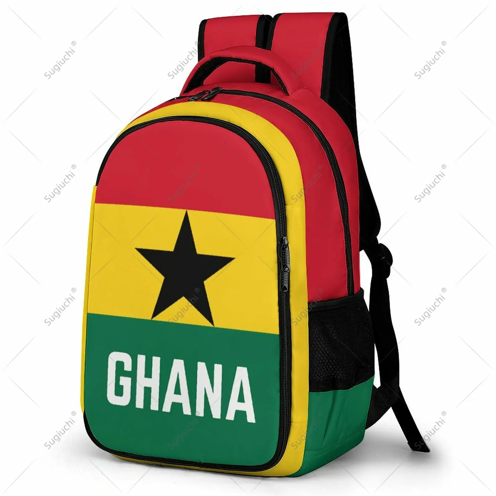 Backpack Ghana Flag Student Schoolbag Smart Business Travel Leisure Backpack Laptop Back Pack Office Work Bag