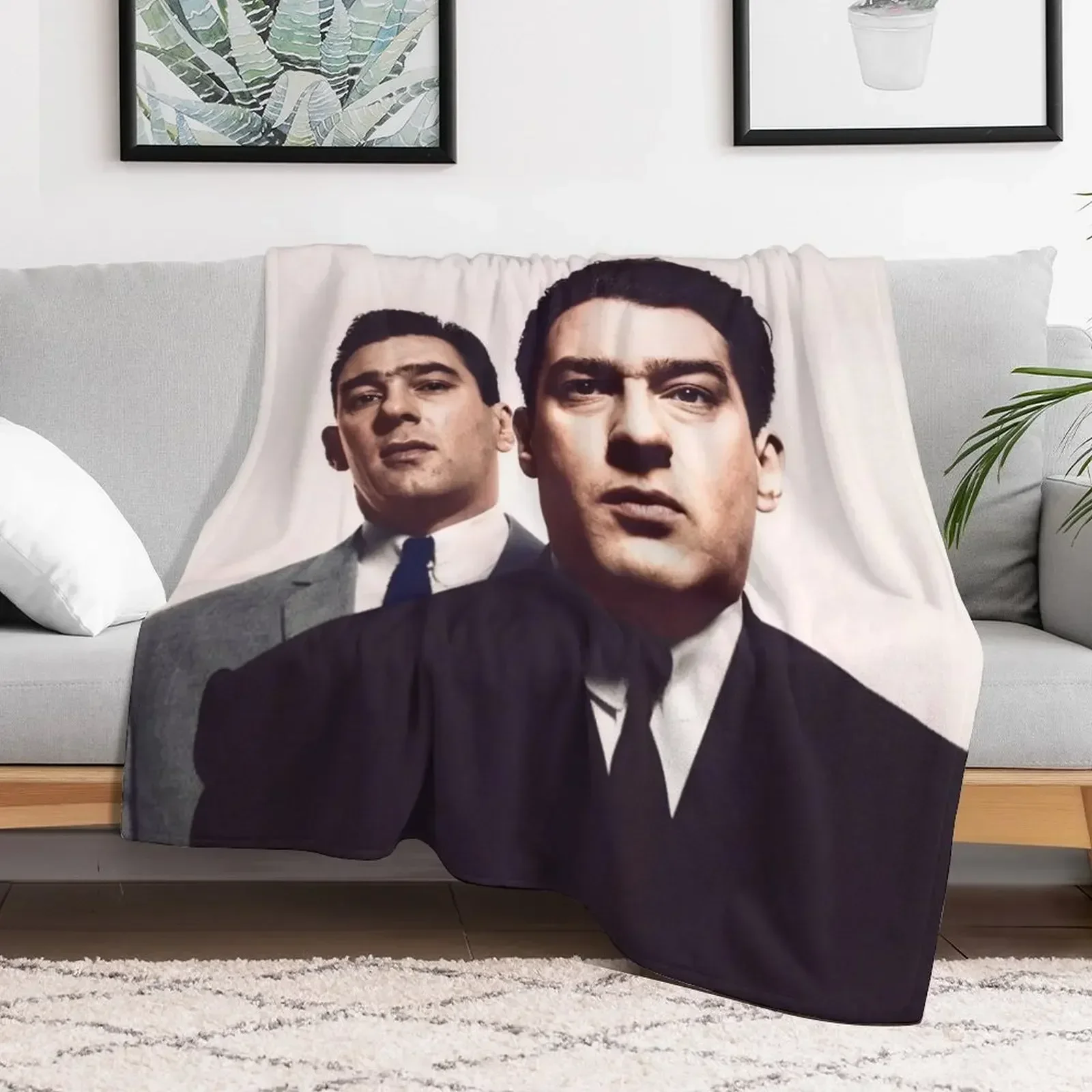 

The Kray Twins Throw Blanket halloween Flannels Shaggy Blankets