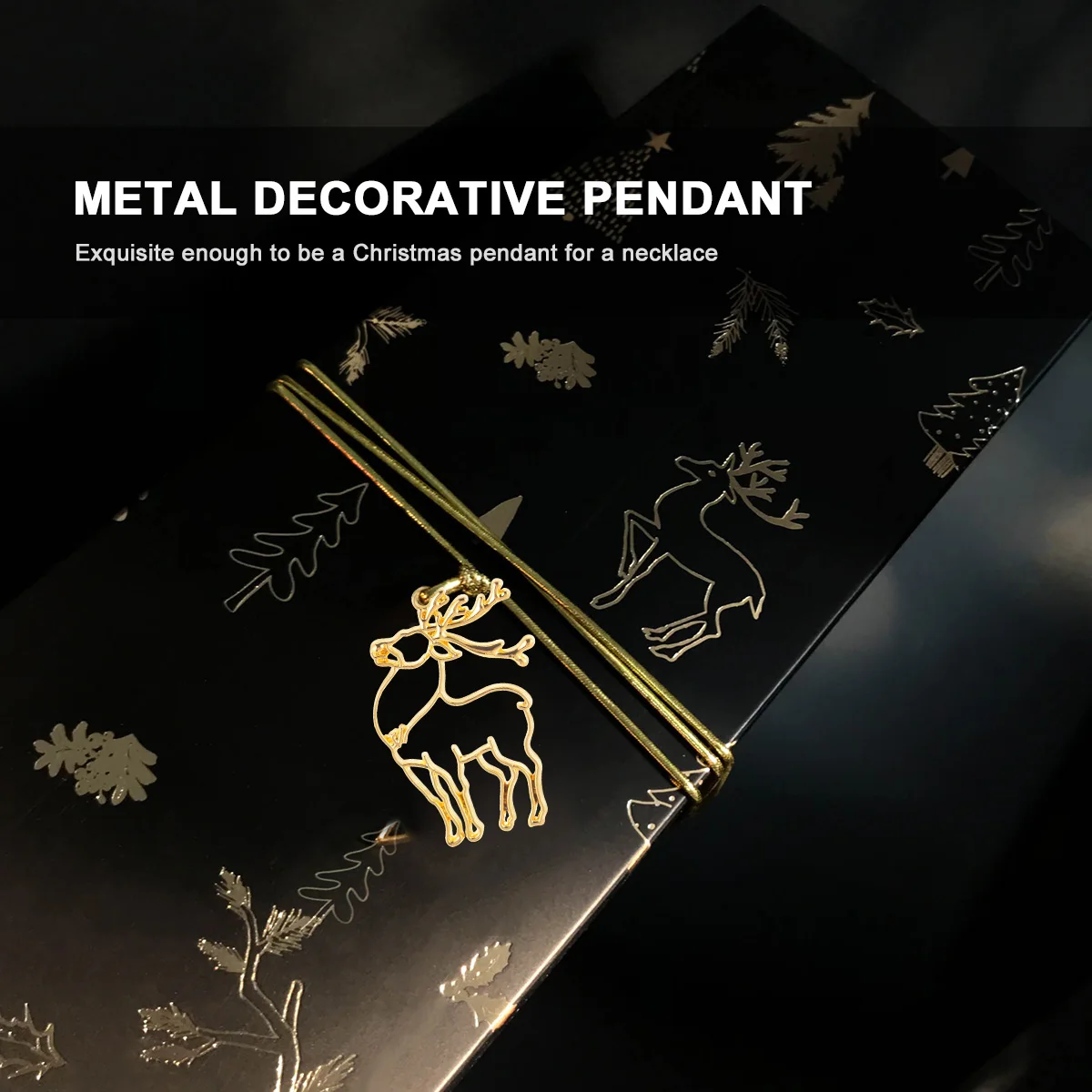 

10Pcs Golden Alloy Frame Pendants Christmas Series Lightweight Durable for Jewelry Decoration Jewelry Pendant Frame