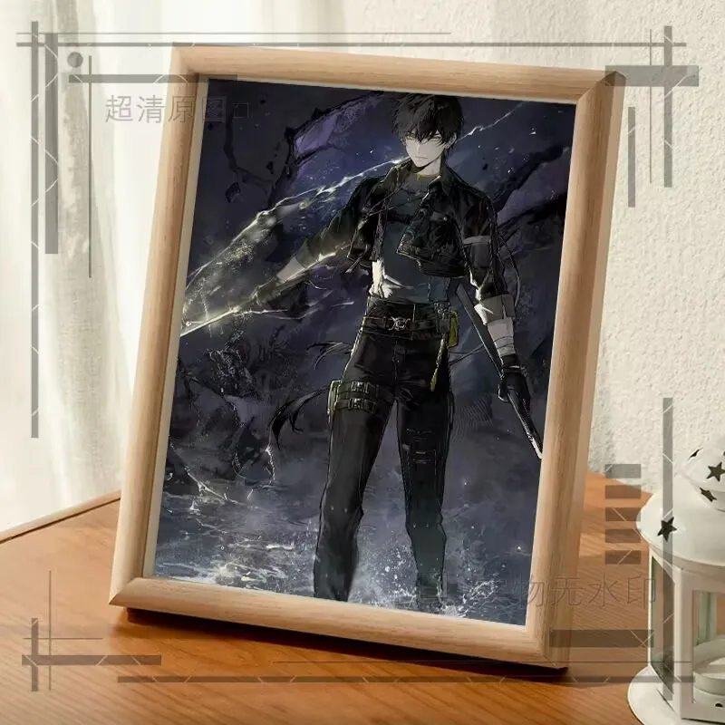 "Mingchao, Drifter" 2D 애니메이션 주변기기 크리에이티브 룸 책상 장식품, 사진 프레임, 선물 홈 인테리어 선물 Wuthering Waves