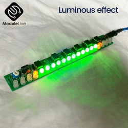 Usb Audio Spectrum Lamp Kit Led Car Volume Level Indicator Music Audio Display Circuit Board To Increase The Hands-on Ability