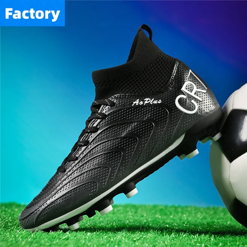 

Professional Football Boots Men Soccer Shoes FG Society Football Cleats Ultralight Training Soccer Sneaker Men Outdoor Sports