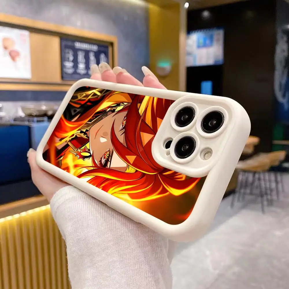 

Чехол для телефона Game GI Mavuika из утолщенного ТПУ для iPhone 17 16 15 14 13 12 11 Air Pro Max Plus, цветной