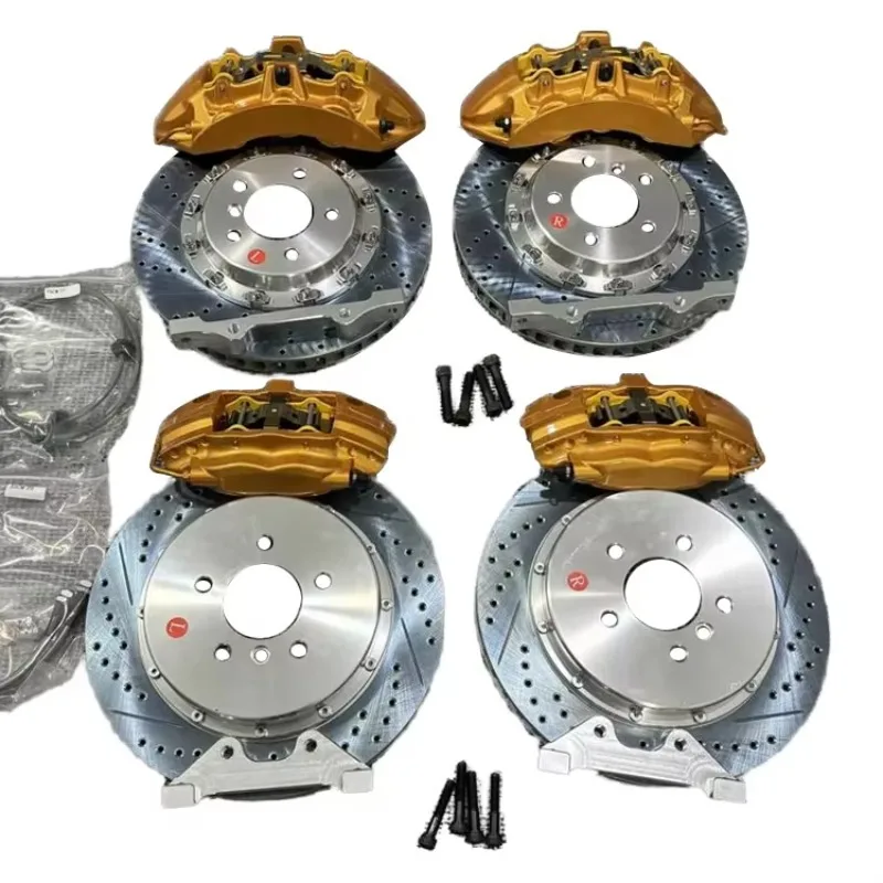 Racing Auto Big Brake Caliper Kit for Jeep 2500/2700 Cherokee 4/6-Pot New Condition Brake Pads and Discs
