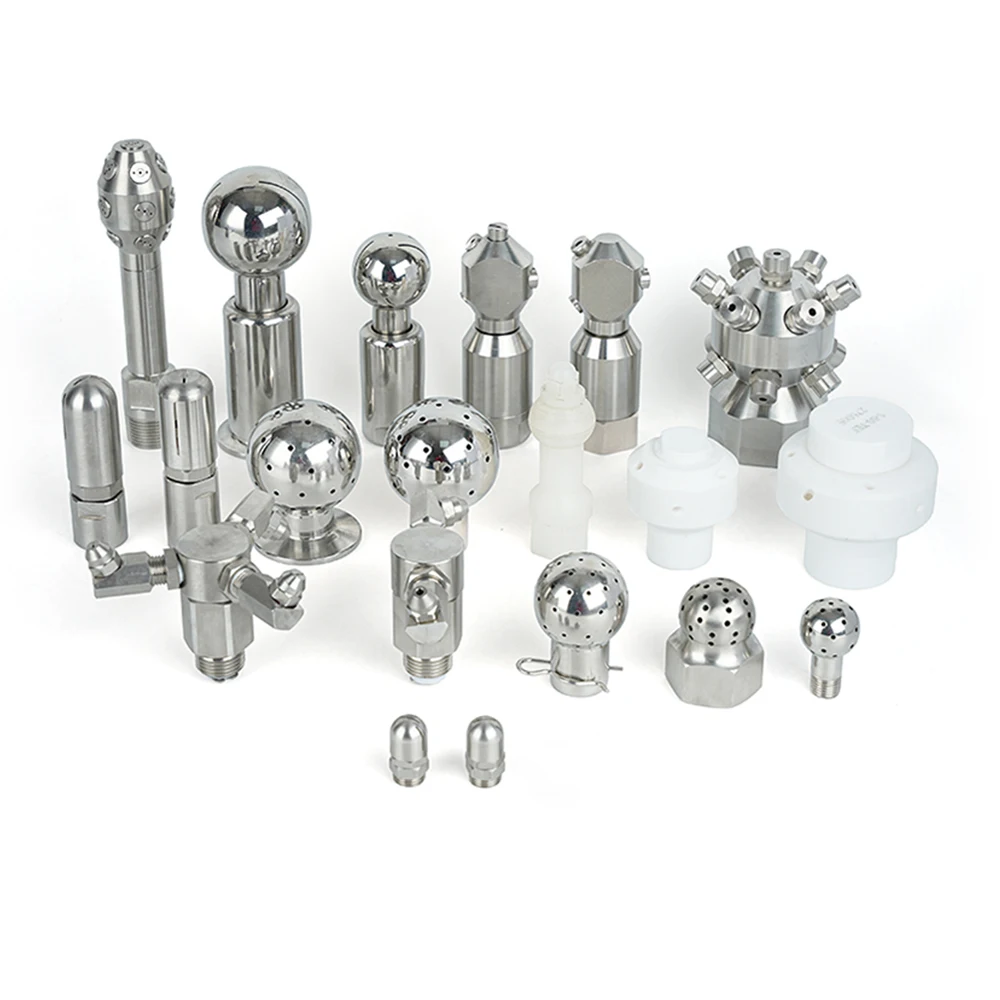 7-Head Internal Thread Large Flow Process Tank Cleaning Nozzle Garden Multi-Head Solid Cone Water Sp-ray Bottle Washin Nozzle-HD