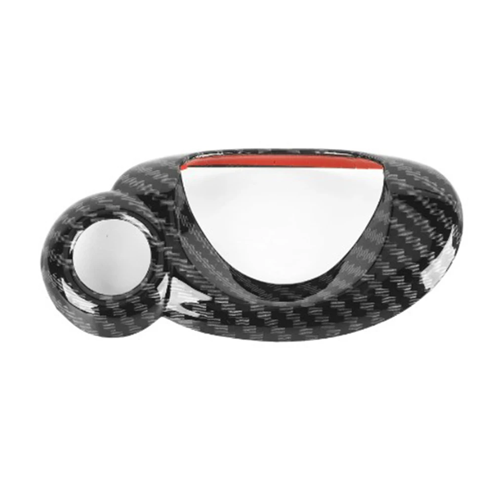 ​for Mini Cooper R54 R56 Ignition Switch Key Start Trim Sticker ABS Black Carbon Fiber Pattern Car Styling Interior Accessories