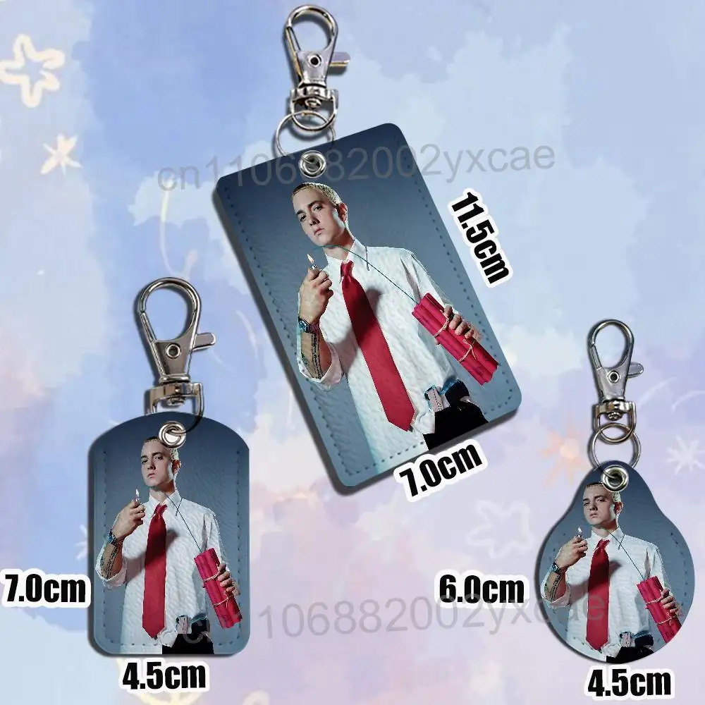 Lose Yourself Slim Shady Rap God Eminem Keychain Holder Suitable For Subway Bank Card Bus Card Case Badge Holder Wallet Card - view 5
