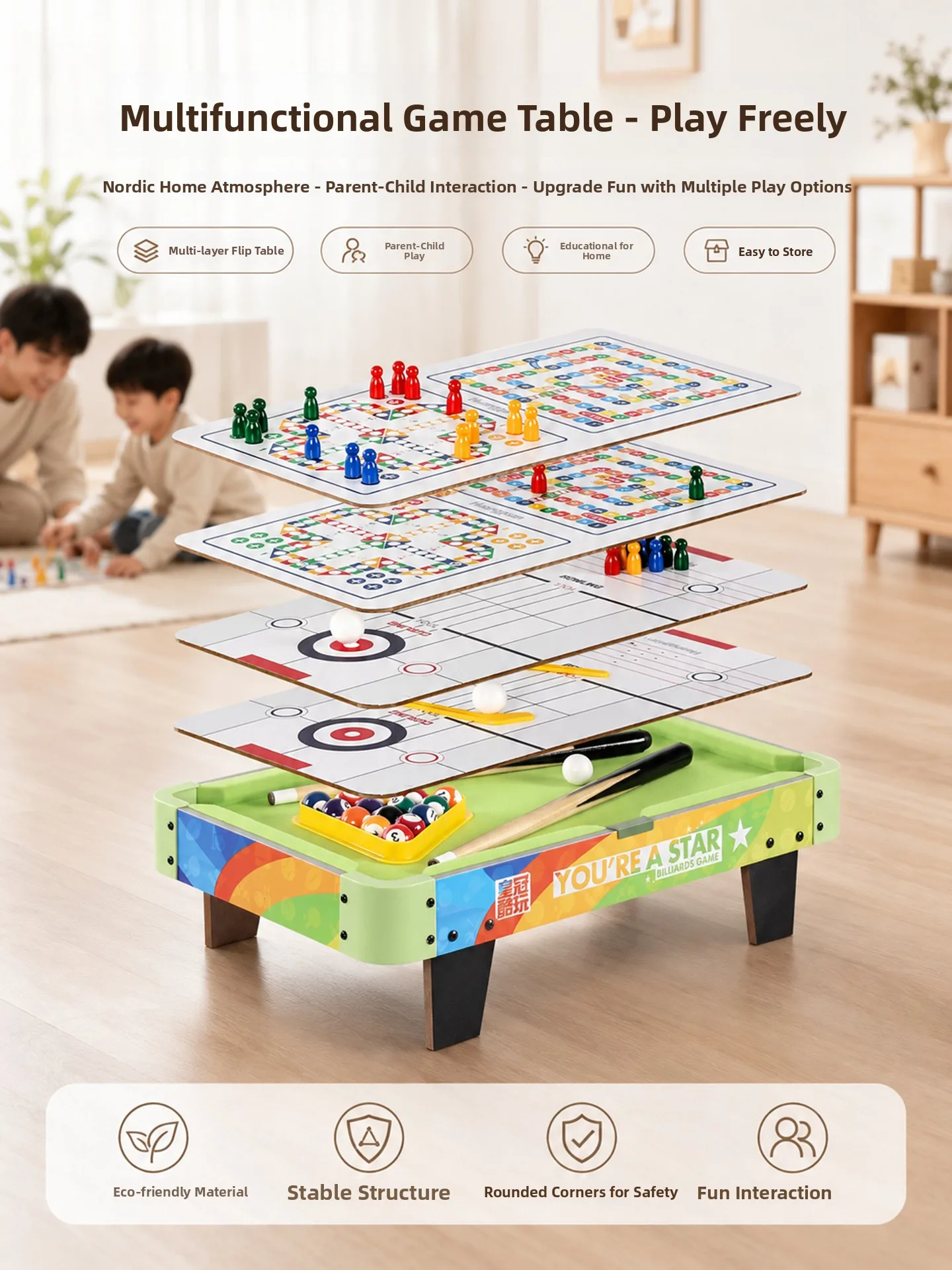 regalo-per-la-festa-dei-bambini-tavolo-da-biliardo-multifunzionale-con-corona-gioco-educativo-per-interazione-genitore-figlio-giocattolo-per-uso-domestico