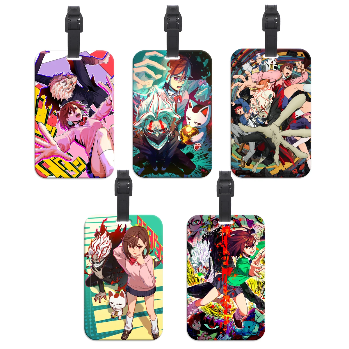 Mnaga البلاستيك الأمتعة العلامة حقيبة ظهر رائعة على ظهره مكافحة خسر قائمة حامل بطاقات التعريف الشخصية موضة إكسسوارات الأمتعة هدايا للأصدقاء