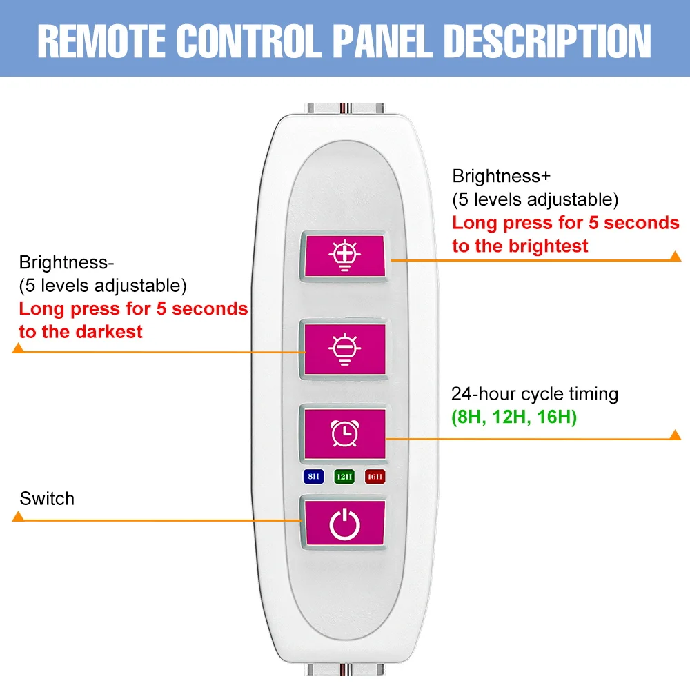 4 Heads LED Full Spectrum Grow Light Quantum Board Plant Lamp Indoor Potted Flowers Succulent Cultivation Fill Lighting USB DC5V