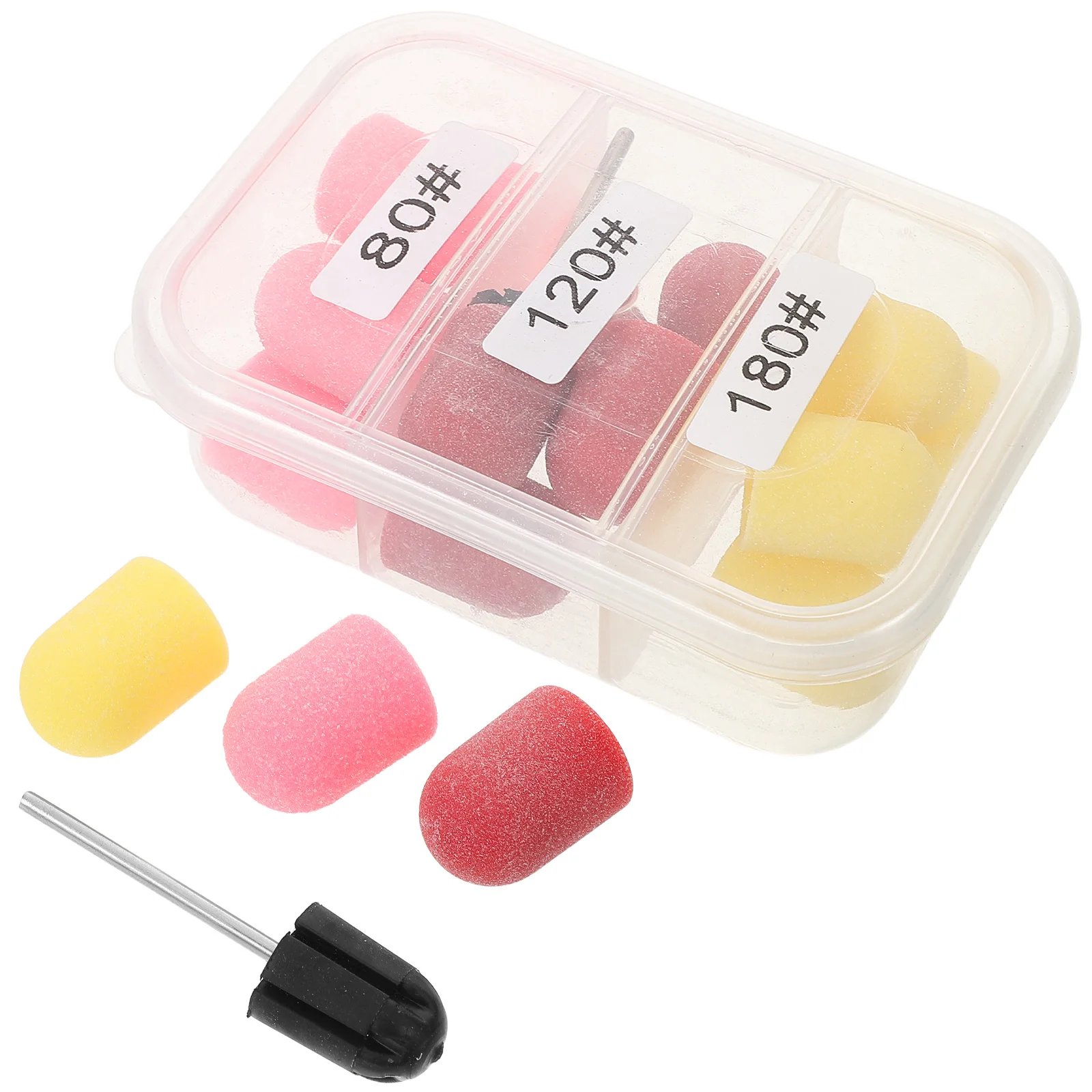 1 صندوق مسمار الحفر الرملي قبعات 13 مللي متر غرامة حصى استبدال طحن رؤساء مسمار تلميع بت المهنية القدم الكالس مزيل #3