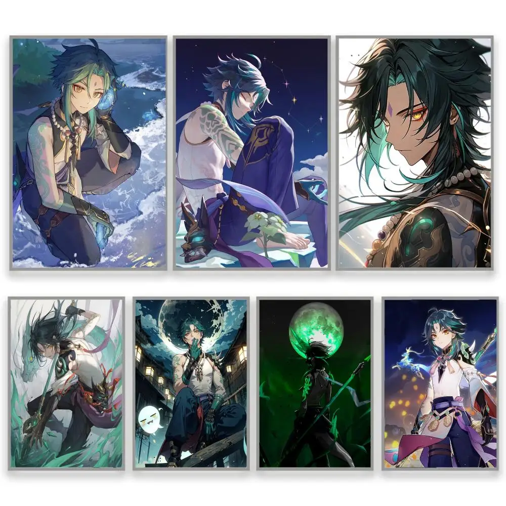 Genshin Impact Xiao Vintage Wall Artwork Creative Room Art Hipster Room Vibe Poster