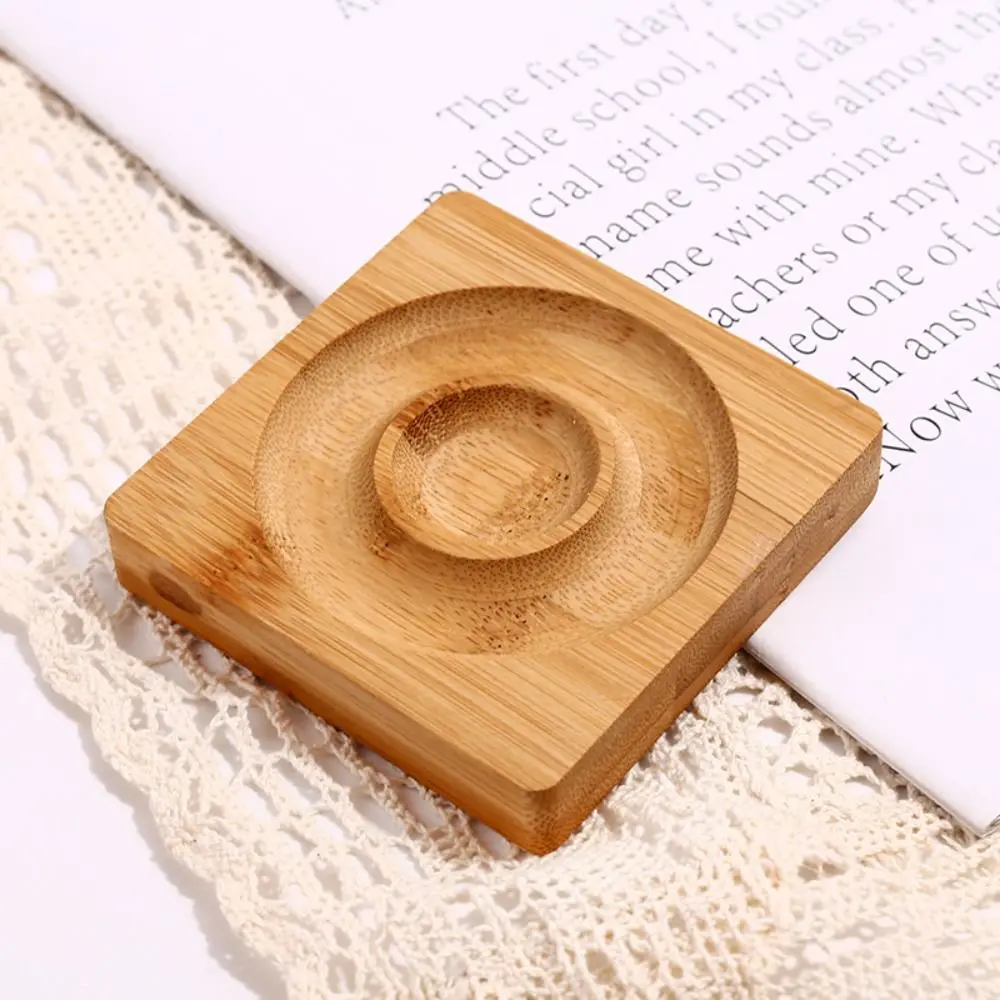 Wooden Handstring Bracelet Display Stand Design Craft Storage Board Jewelry Making Organizer Accessories Tray