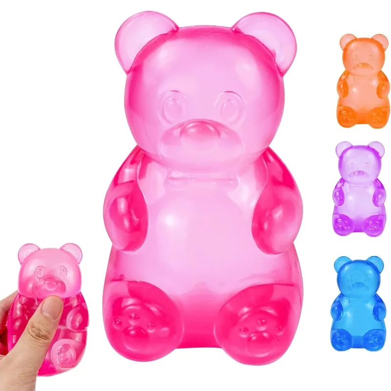 NeeDoh Little Bear Maltose Pinch Stress Relief Ball Stress Relief Toy Pinch Music Stress Relief Tool Slow Rebound
