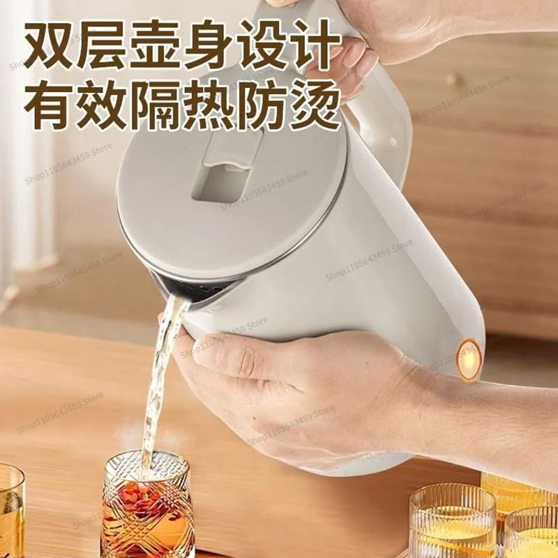 For Large Capacity 2.3L Electric Kettle Stainless Steel Inner Tank Double Insulation Kettle Gifts Hotel Quick Cooking Pot