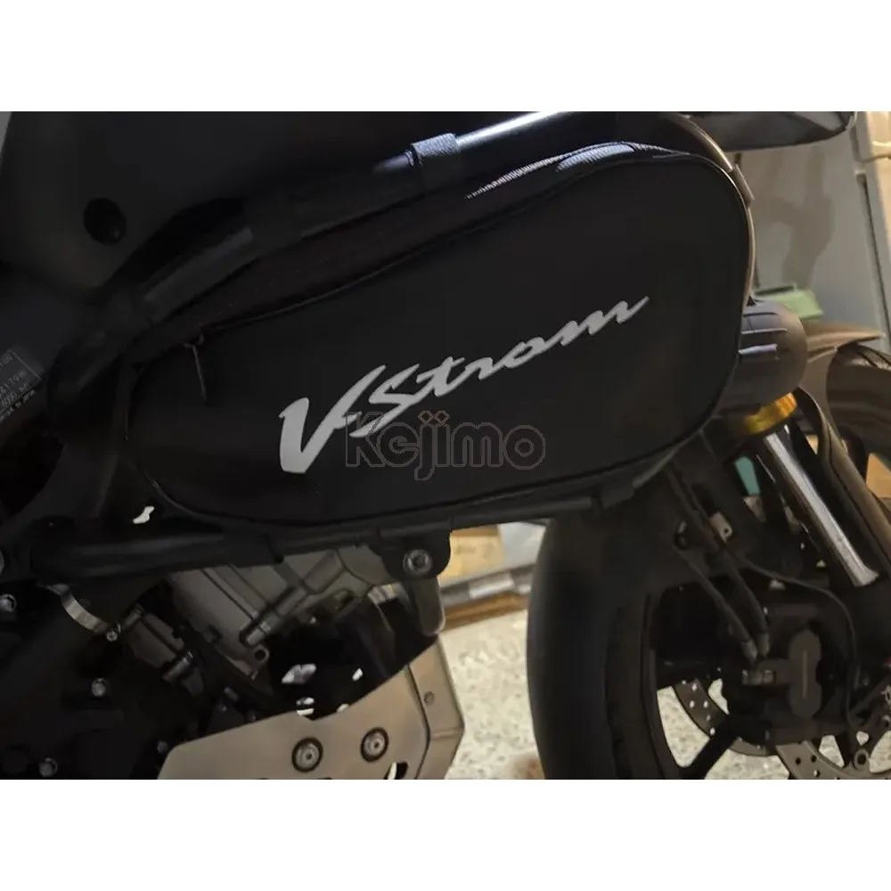 For SUZUKI V-STROM DL1000 DL 1000 VSTROM 2014-2021 Motorcycle Frame Crash Bars Waterproof Bag Bumper Repair Tool Placement Bag