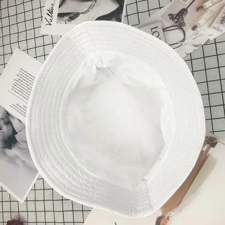 قبعة دلو الفراولة قبعة القطن الصيد Boonie حافة قناع الشمس الصيف التخييم #2