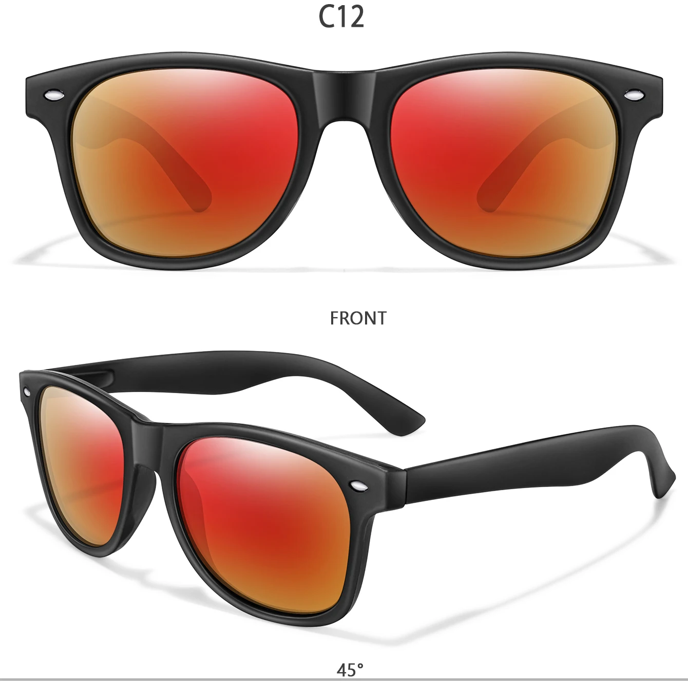 3 Pairs Mode Marke Unisex Retro Angeln Sonnenbrille UV400 Schutz Männlich Weiblich Fahrer Sport Radfahren Brillen Shades Oculos – Detail 10