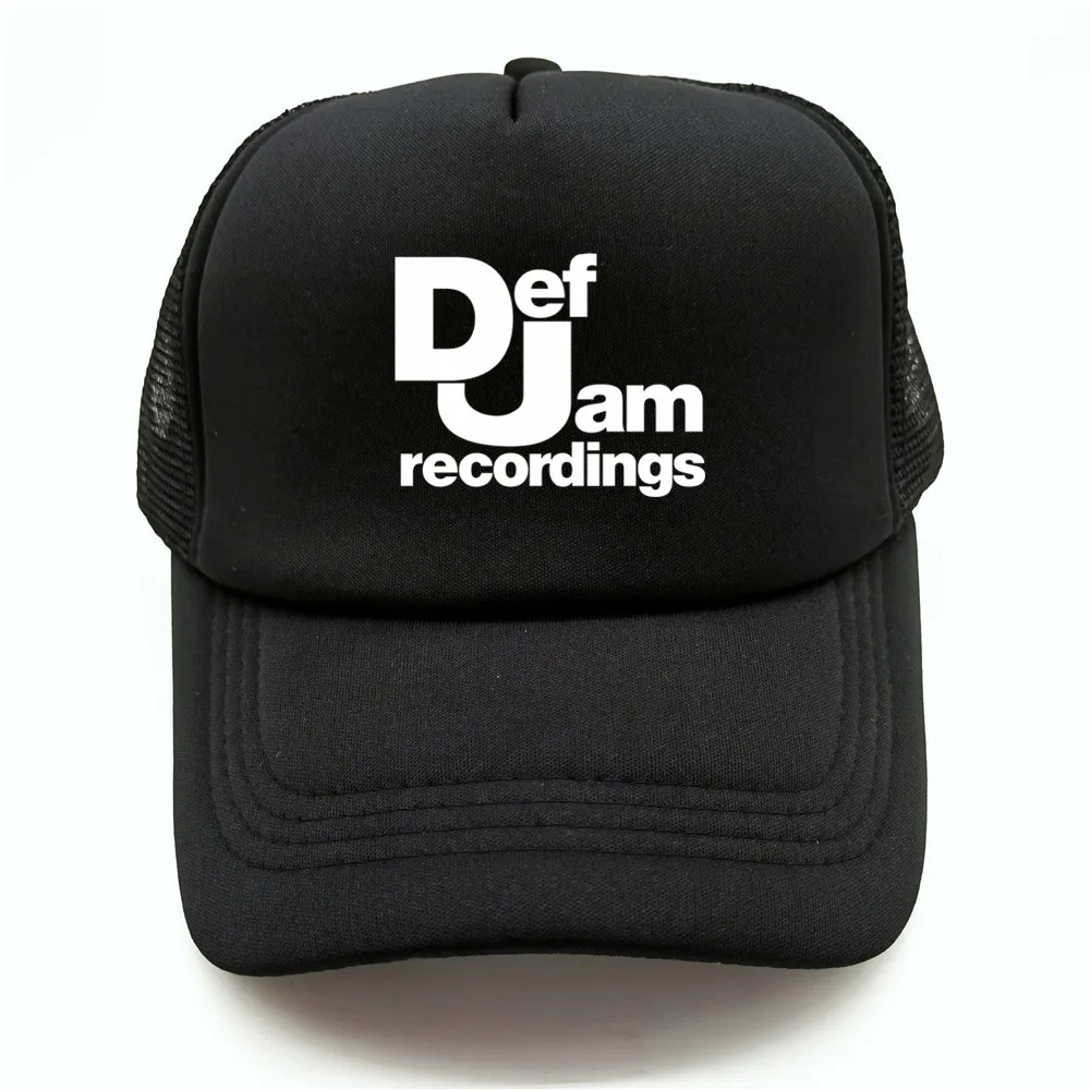 Def Jam Recordings Trucker Caps Men Women Hat Baseball Cap Summer Unisex Mesh Net Caps MZ-326