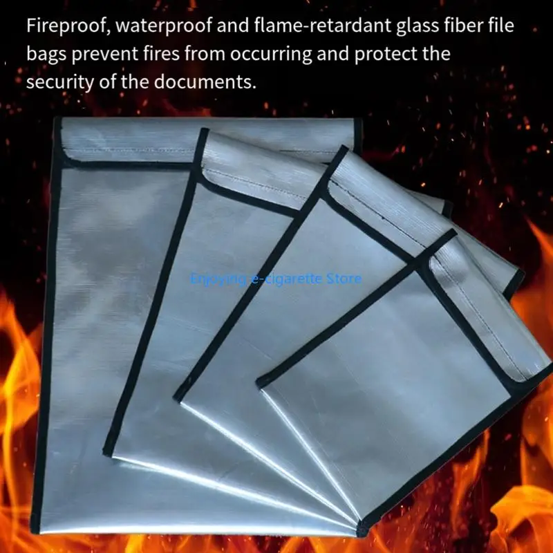 Feuerbeständige Fiberglas-Dokumententaschen, multifunktionale, wasserdichte Aktenaufbewahrungstasche für den täglichen Gebrauch – Detail 9