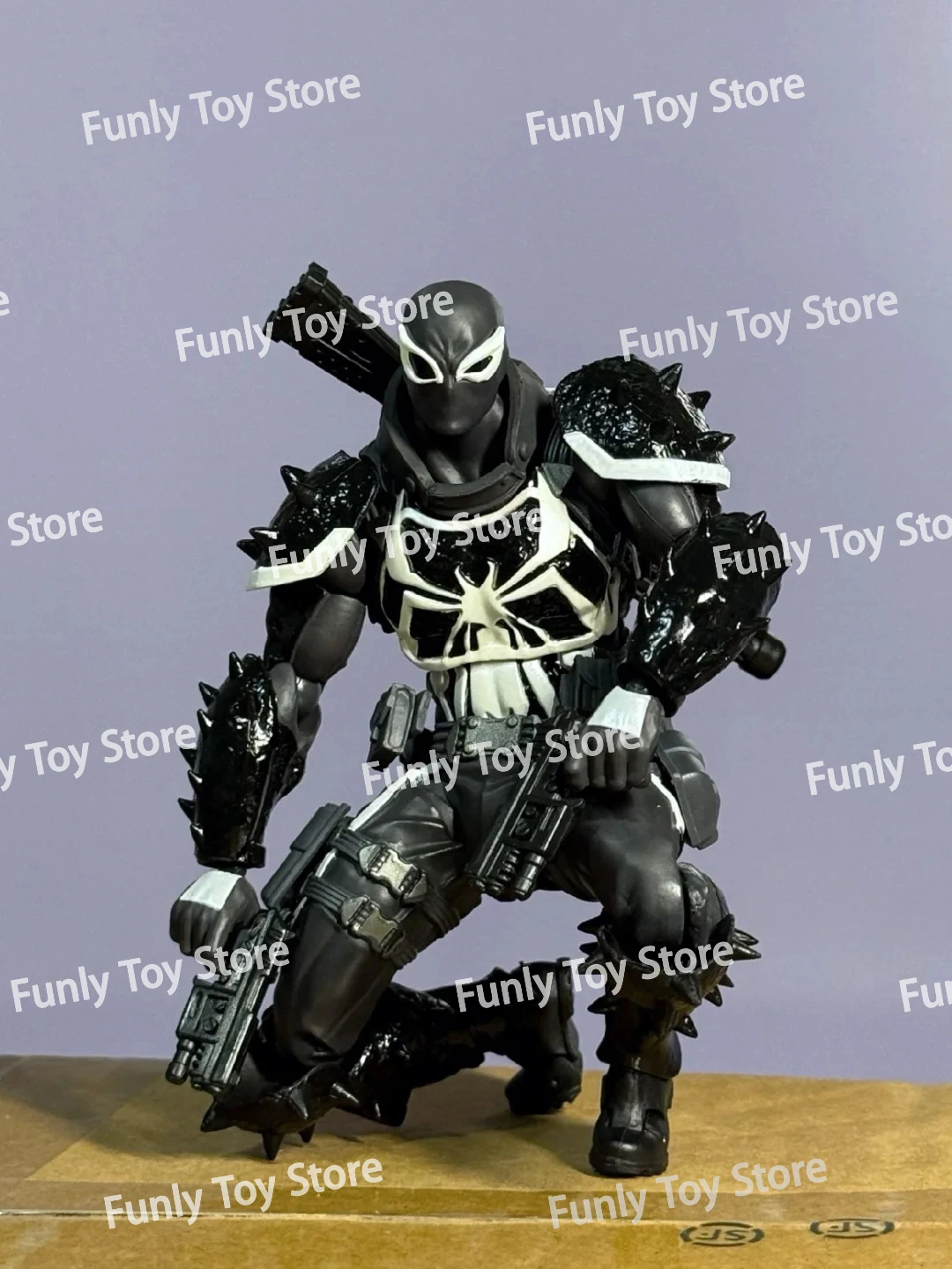 متوفر في المخزون Ct Toys Agent Venom Amazing Yamaguchi Agent مكافحة السم الشكل سبايدرمان أنيمي عمل الشكل مخصص الهدايا اللعب