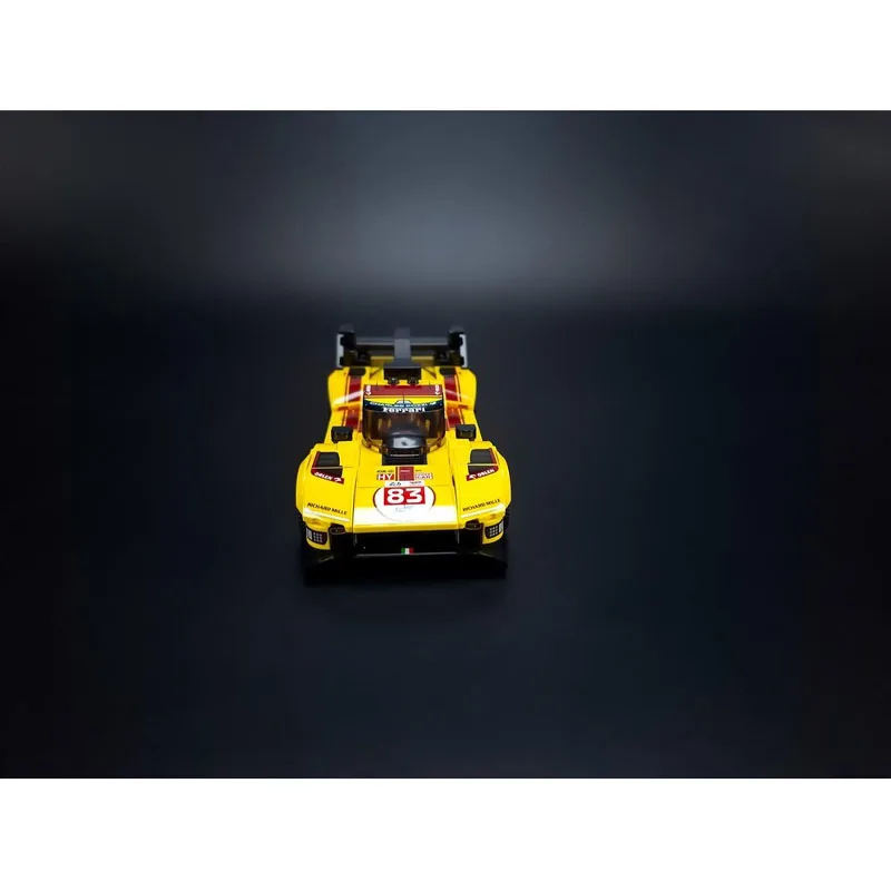 MOC-229928 صغير كلاسيكي 499P سيارة رياضية سباق بنة نموذج 339 أجزاء MOC الإبداعية الصبي لعبة عيد ميلاد الأطفال هدية #4